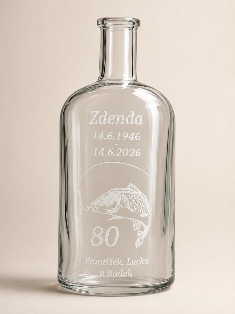 Sklenice s věnováním